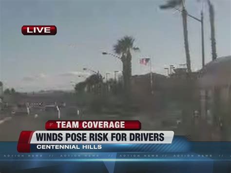 Strong Winds Sweep Through Las Vegas
