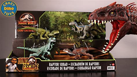 New Jurassic World Camp Cretaceous Raptor Squad Unboxed Dino Escape Target Withme Stayhome