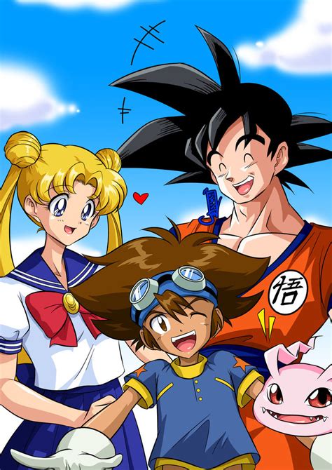 Holy Trinity Of 90s Anime By Kurumilover On Newgrounds