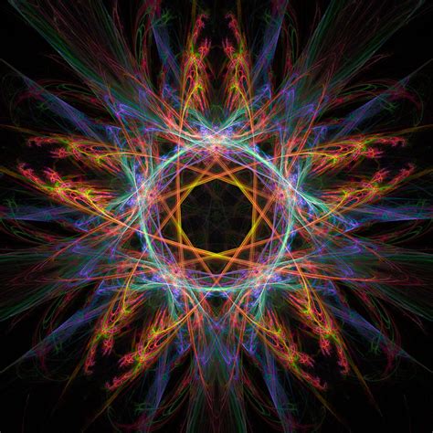 This Is My Quantum Fractal Energy Mandalabased On My Birthdate And