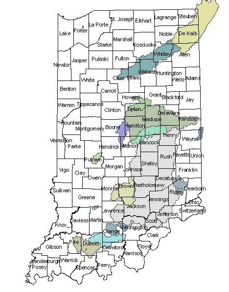 Watersheds By County