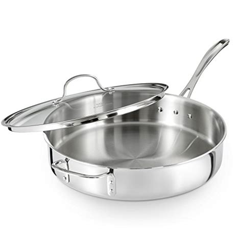 Calphalon Tri Ply Stainless Steel Quart Saute Pan With Cover Buy Online In Uae Kitchen