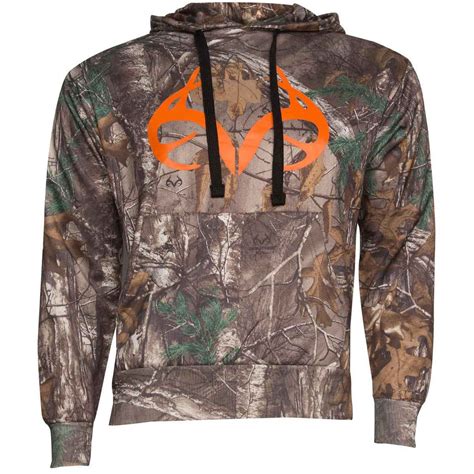 Realtree Mens Embroidered Camo Hoodie Sportsmans Warehouse