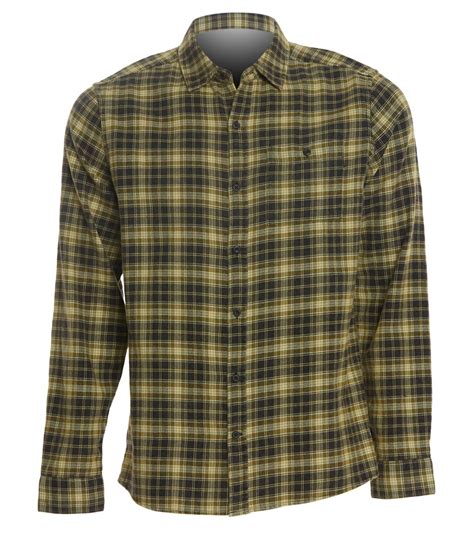 Hurley Mens Ranger Plaid Flannel Long Sleeve Woven Shirt At Swimoutlet