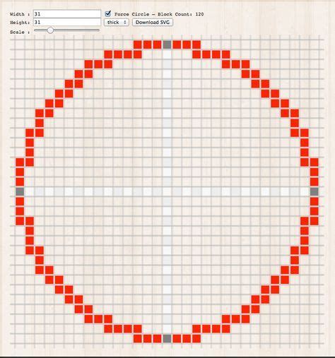 Huge minecraft circle chart245609 820×829. Minecraft Pixel Circle / Oval Generator (With images ...