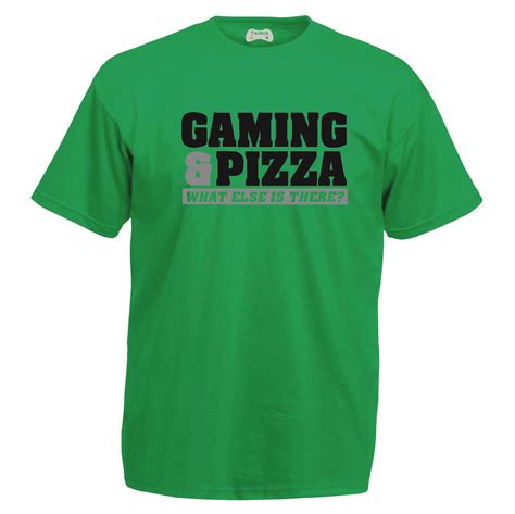 Gaming And Pizza T Shirt Taurus Gaming T Shirts