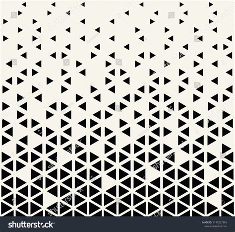 Abstract Seamless Geometric Triangle Pattern Vector Stock Vector