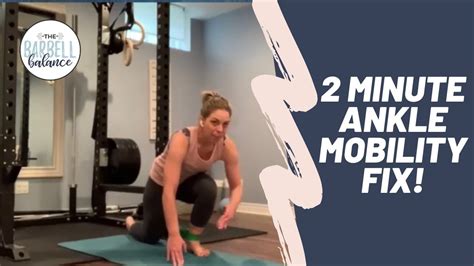 2 Minute Ankle Mobility Fix Youtube