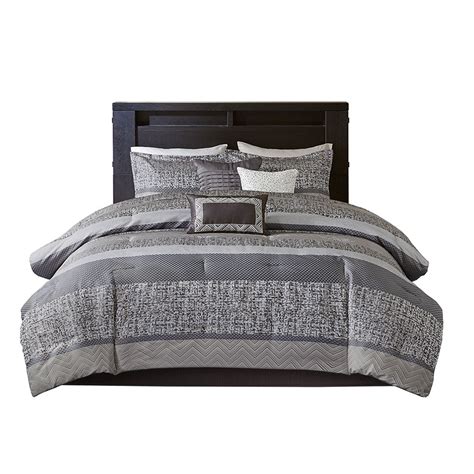 Madison Park Rhapsody 7 Piece Jacquard Comforter Set Ebay