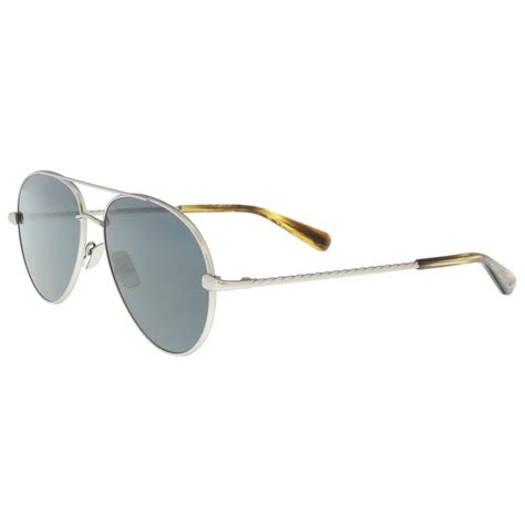 Brioni Brioni Br0034s 002 Silver Aviator Sunglasses
