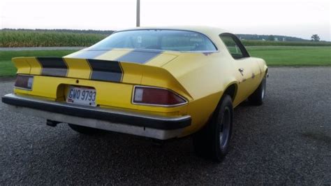 Drive up / outdoor storage. Seller of Classic Cars - 1975 Chevrolet Camaro (Yellow ...