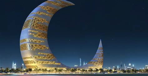 Crescent Moon Tower Dubai Amazing Buildings Amazing Architecture