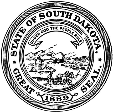 Seal Of South Dakota Clipart Etc