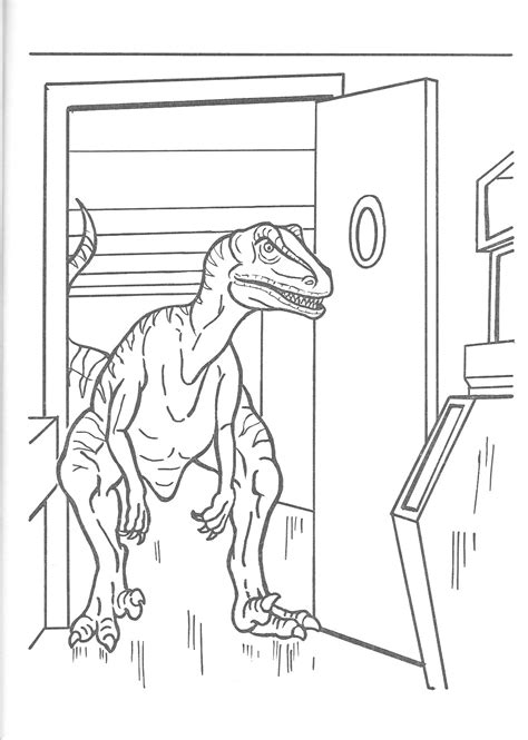 27 Nice Stock Velociraptor Blue Jurassic World Coloring Pages
