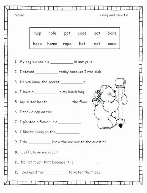 2nd Grade Consonant Blends Worksheets Consonant Blends Worksheets For