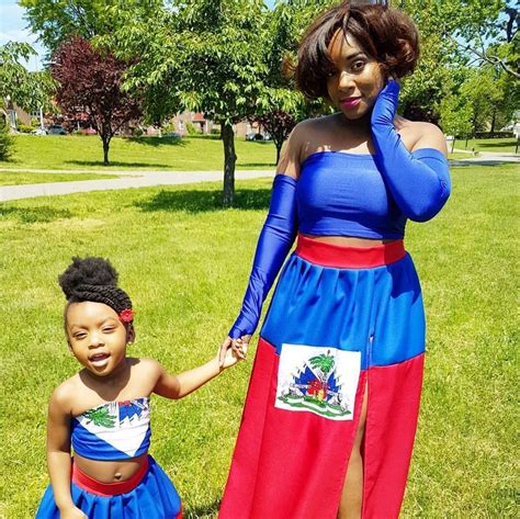 Haiti 🇭🇹 Flag Dress Jamaica Outfits Haiti Flag Flag Dress 50 And Fabulous Cotton Polyester