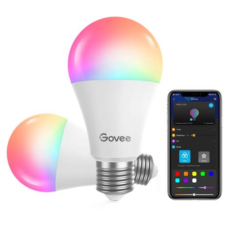 Govee Smart Light Bulbs Dimmable Rgbww 9w Led Color Changing Bulbs 60w