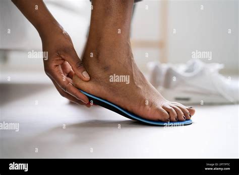 Shoe Sole In Footwear For Healthy Foot Arch Stock Photo Alamy