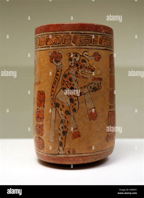 Mesoamérica Arte Maya Vaso Cilíndrico México O Guatemala 600 900