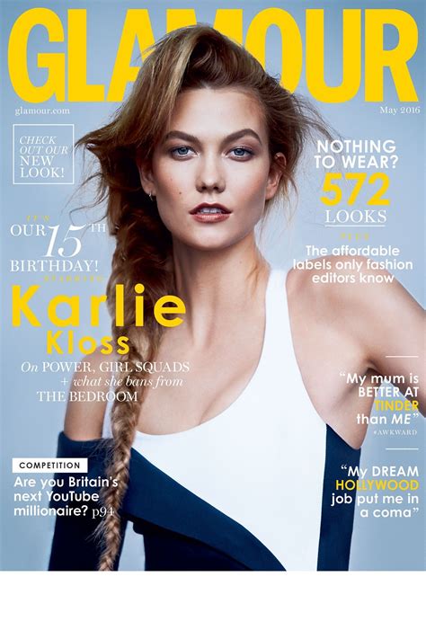 Karlie Kloss Covers Glamour Magazine May 2016 Fashionandstylepolice