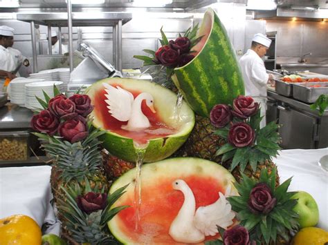 Amazing Fruit Carving Pand Pacific Dawn Fruit Carving Vegetable Carving Fruit