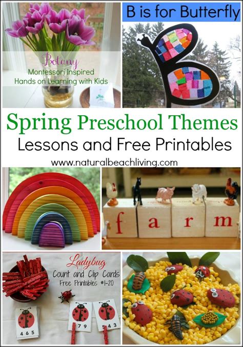 35 Spring Preschool Themes With Lessons And Activities Natural Beach