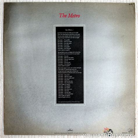 Berlin Sex Im A 1983 Vinyl 12 45 Rpm Single Voluptuous Vinyl Records