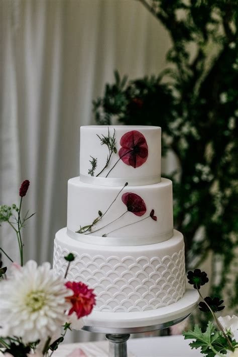 A wedding cake is the traditional cake served at wedding receptions following dinner. '60s Inspired Wedding at Garthmyl Hall with Halterneck ...