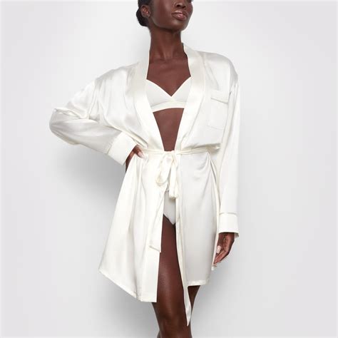 Skims Silk Robe | Best Gifts From Kardashian and Jenner Brands 2020 