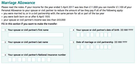 Marriage Allowance Tax Rebate Contact Number
