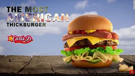 Carls Jr The Most American Thick Burger Fast Food Freakshow 7