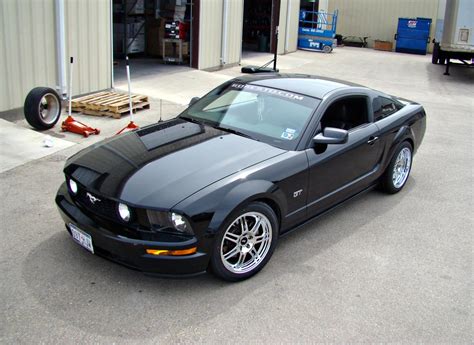 Chrome 18 Sve Anniversary Wheels On Black S197 Mustang Gt A Photo On