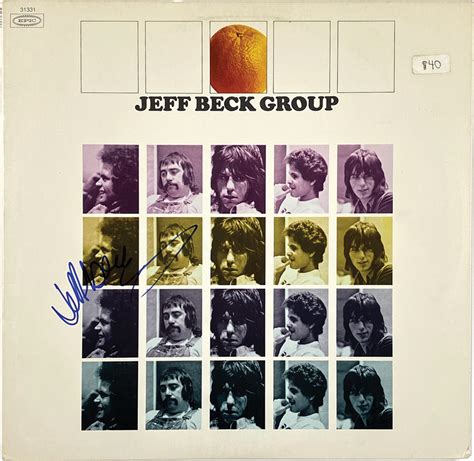 Lot Detail Jeff Beck In Person Signed Jeff Beck Group Album Record