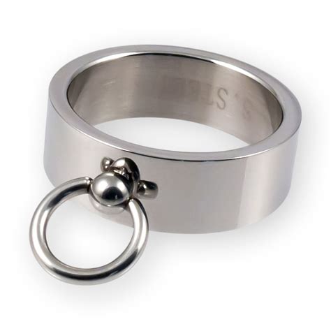 Story Of O Ring Stainless Steel With Removable Slave Ring Fly Style