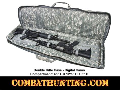 Cvdr2914d Double Rifle Case Digital Camo 45 Inch Gun Cases Rifle