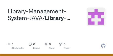 Github Library Management System Javalibrary Management System