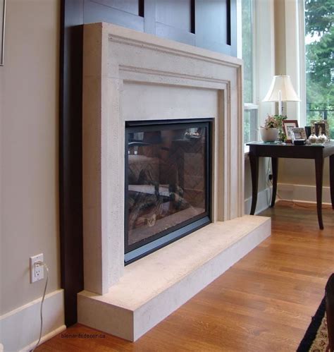 Contemporary 13 Limestone Fireplace Mantel Surrounds Contemporary