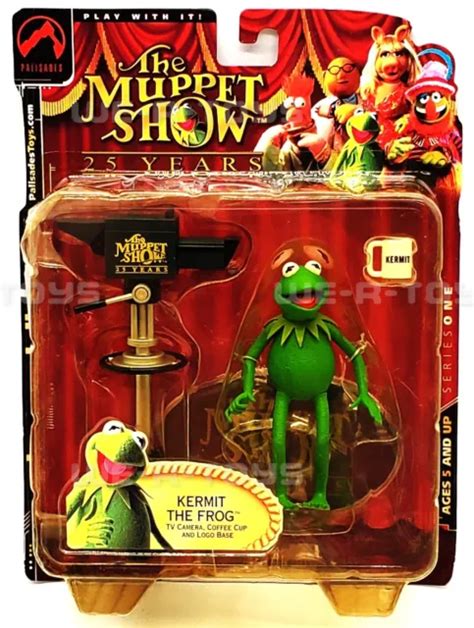Jim Hensons The Muppets 25 Years Kermit The Frog Figure 2002 Nrfp 49