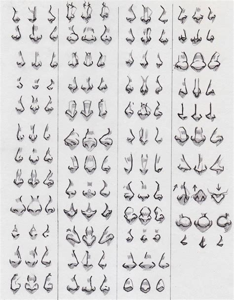 Nose Reference By Kingangel Z Nose Drawing Cartoon Noses Drawing