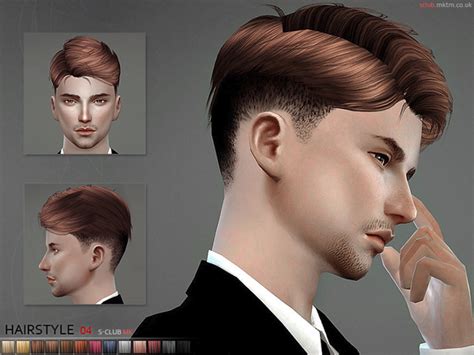 The Sims Resource Mk Hair N4 By S Club Sims 4 Hairs