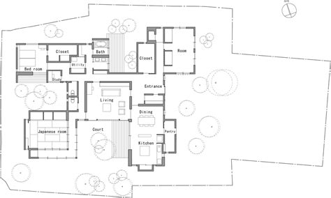 Traditional Japanese House Plans With Courtyard