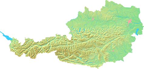 Topographic Map Of Austria 2008 Full Size