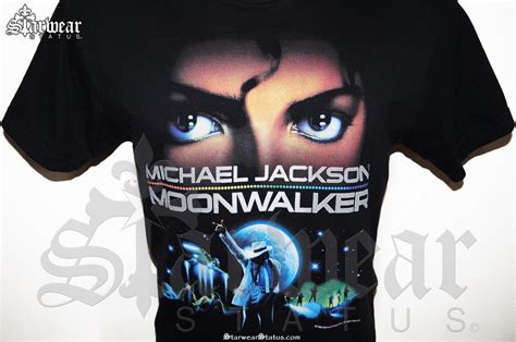 Authentic Michael Jackson Vintage Moonwalker Movie T Shirt Size