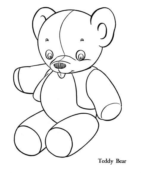Emo Teddy Bear Coloring Pages
