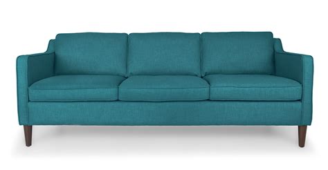 Cherie Ocean Teal Sofa Sofas Article Modern Mid Century And