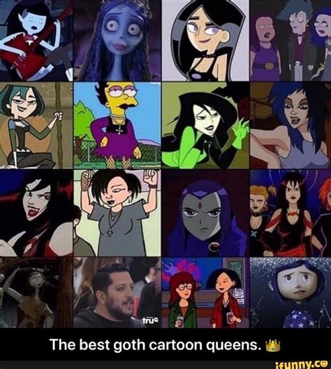 The Best Goth Cartoon Queens U The Best Goth Cartoon Queens 👑 Girl Cartoon Cartoon Anime