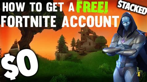 How To Get A Stacked Fortnite Account For Free Youtube