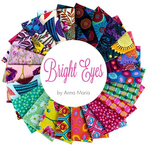 Bright Eyes Fat Quarter Bundle By Anna Maria Horner Quiltshop By