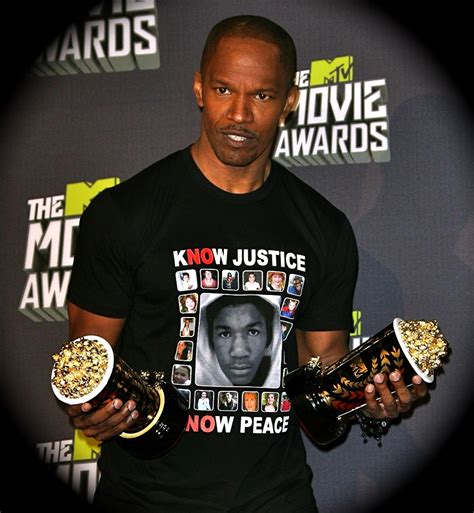 Jamie Fox Wears Trayvon Martin Face And Sandy Hook Victims Shirt To Mtv Awards 22mooncom