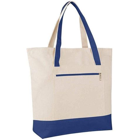 Canvas Tote Bags With Zipper And Wholesale Large Canvas Tote Bags